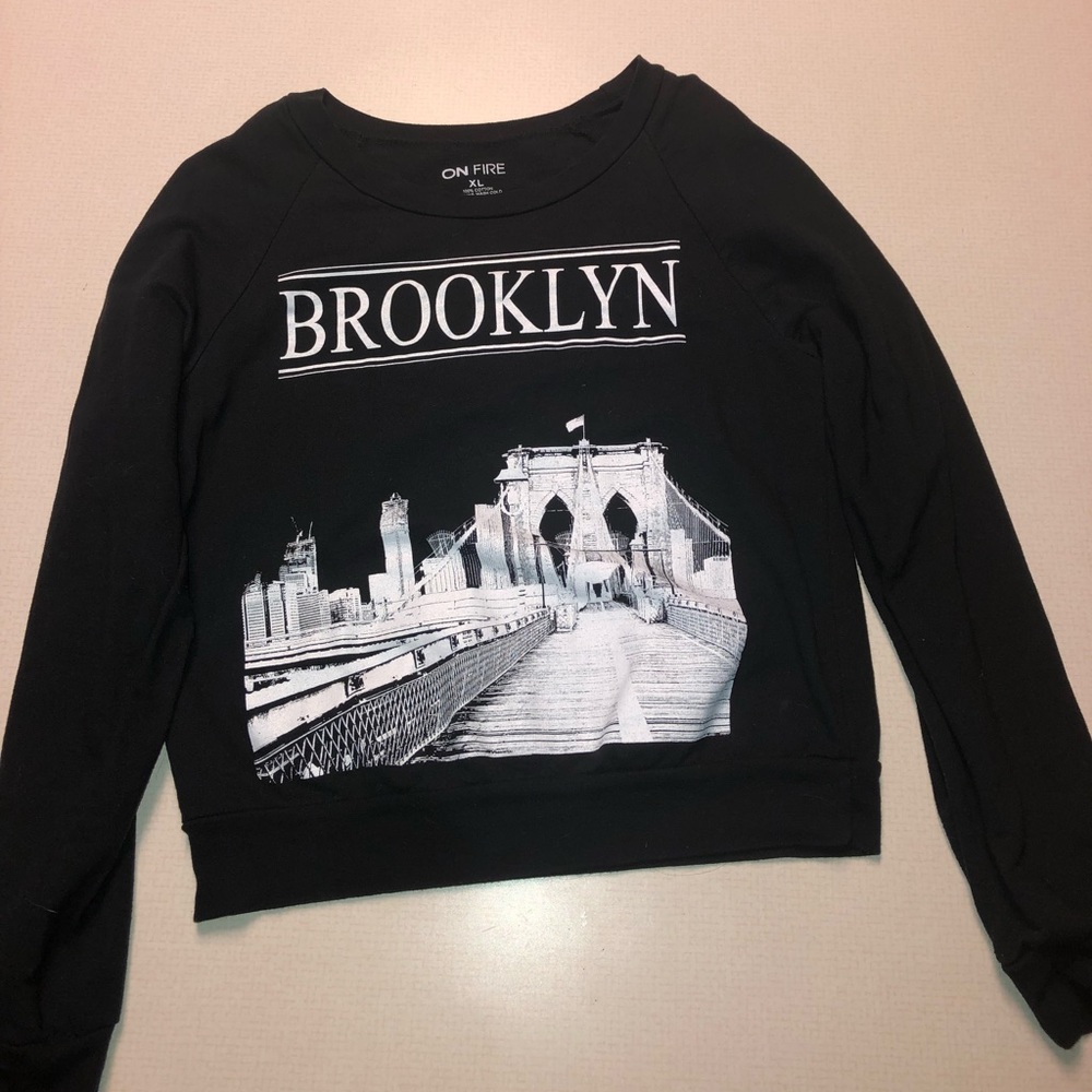 Black long-sleeved shirt